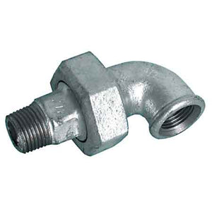 GOMITO A 90  ° M.F. CON BOCCHETTONE CONICO 1/2 - EO