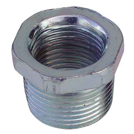 RIDUZIONE M.F. IN ACCIAIO 1x1/2