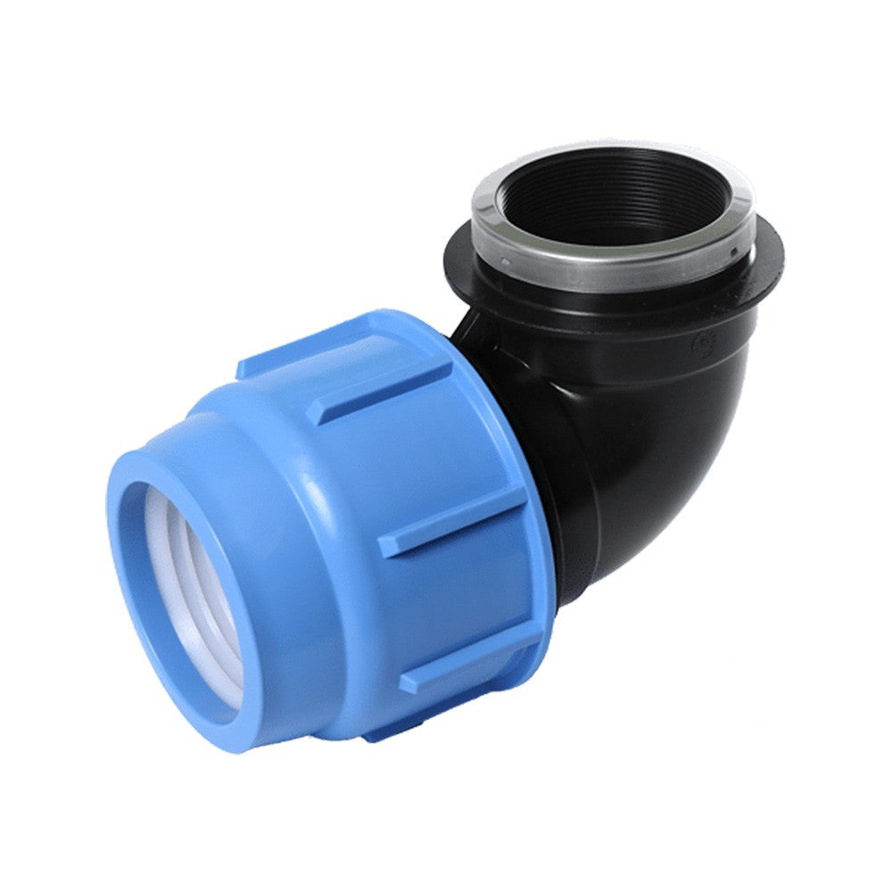 GOMITO A 90  ° CON DERIVAZIONE FEMMINA  EE ? 75x21/2 - UNIDELTA