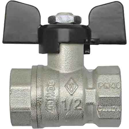 VALVOLA A SFERA F.F. A FARFALLA 1/2 - TIEMME