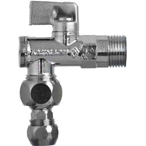 RUBINETTO A SFERA SOTTOLAVABO 1/2 x 3/8 - Ø 10 mm - 2 pezzi