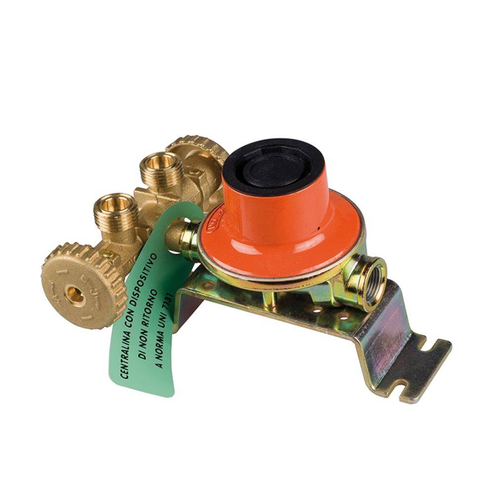 MINICENTRALINA DUE ATTACCHI CON REGOLATORE 4 kg/h con regolatore bp 1803 - NOVA COMET