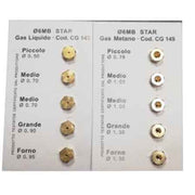 SET 5 UGELLI GAS PER CUCINA Per metano