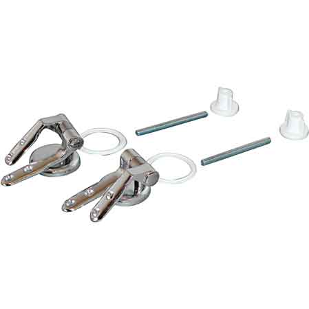 COPPIA CERNIERE UNIVERSALI Cromo