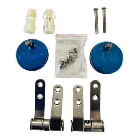 COPPIA CERNIERE UNIVERSALI INOX