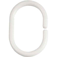 ANELLI IN RESINA PER TENDA DOCCIA Bianco - GEDY