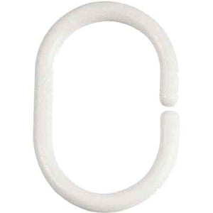 ANELLI IN RESINA PER TENDA DOCCIA Bianco - GEDY
