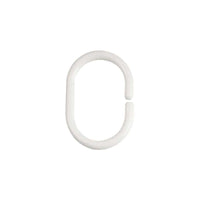 ANELLI IN RESINA PER TENDA DOCCIA Bianco - GEDY