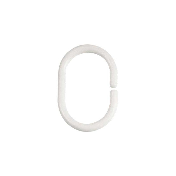 ANELLI IN RESINA PER TENDA DOCCIA Bianco - GEDY