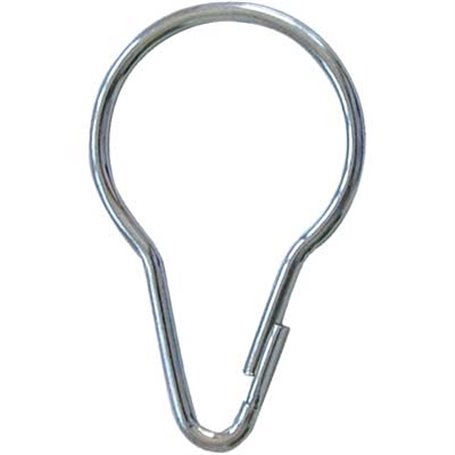 ANELLI IN ACCIAIO PER TENDA DOCCIA Grande - 50 pezzi