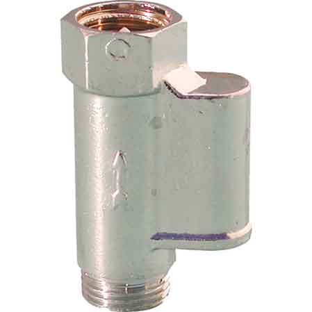 VALVOLA DI SICUREZZA PER SCALDACQUA VERTICALE 1/2 M.F.