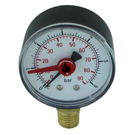 MANOMETRO ATTACCO RADIALE scala 0÷25 bar