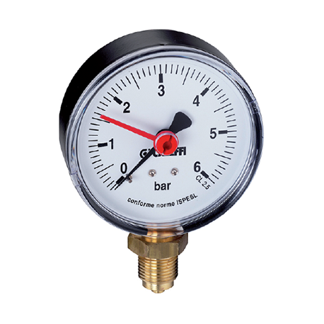 MANOMETRO ATTACCO RADIALE scala 0÷25 bar