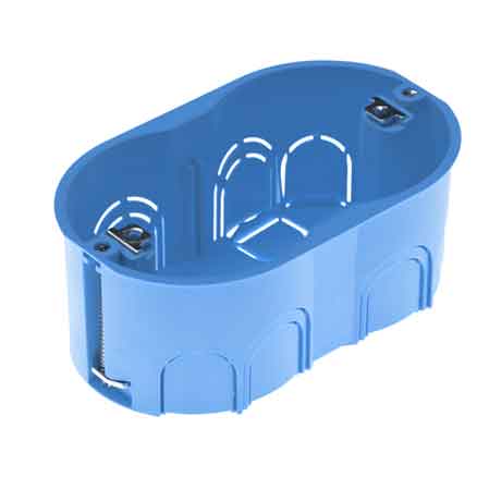 CASSETTA DA INCASSO PER CARTONGESSO 4 posti 139x71x46 mm - 10 pezzi