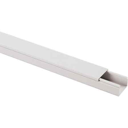 CANALINA PASSACAVI 60x20 mm (2 scomp.) - barra 2 mt