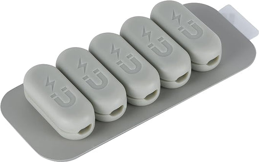 FERMACAVI MAGNETICI CON BASE 5 pezzi