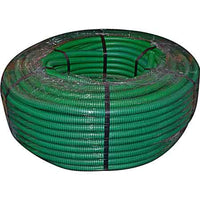 TUBO CORRUGATO CON TIRAFILO VERDE  Ø 25 - Rotolo 50 mt - 50 metrilineari