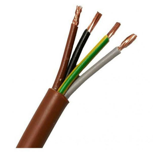 CAVO QUADRIPOLARE 'MARRONE' Sezione 4x1 mm - 100 metrilineari