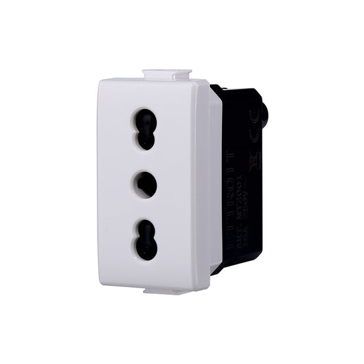 PRESA BIVALENTE 'SOLAR' 10/16A 250V - 2P+T - ELETTROIT