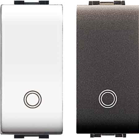 PULSANTE UNIPOLARE GENERICO 'MYLIFE' 16A 250V 1P/NO - Bianco - EC ELETTROCANALI