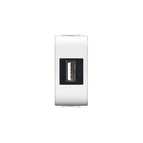 ALIMENTATORE DA INCASSO USB 'MYLIFE' Bianco - EC ELETTROCANALI