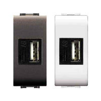 ALIMENTATORE DA INCASSO USB 'MYLIFE' Grigio - EC ELETTROCANALI