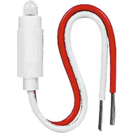 LAMPADA LED SPIA PER PULSANTE ILLUMINABILE cavo 100 mm - EC ELETTROCANALI