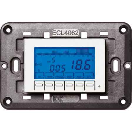 CRONOTERMOSTATO SETTIMANALE DIGITALE Bianco - EC ELETTROCANALI