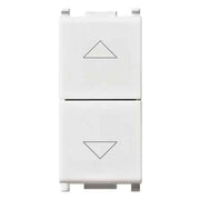DOPPIO PULSANTE C/INTERBLOCCO 'PLANA' VIMAR 10Ax 250V - Col. Bianco - VIMAR