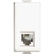PRESA TELEFONICA RJ11 'MATIX' BTICINO Bianco - BTICINO