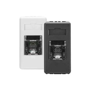 PRESA TELEFONICA RJ11 'SYSTEM' Bianco - GEWISS