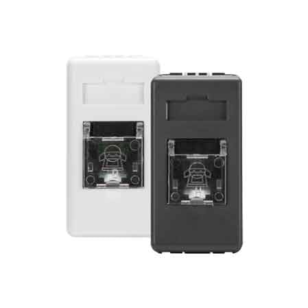 PRESA TELEFONICA RJ11 'SYSTEM' Bianco - GEWISS