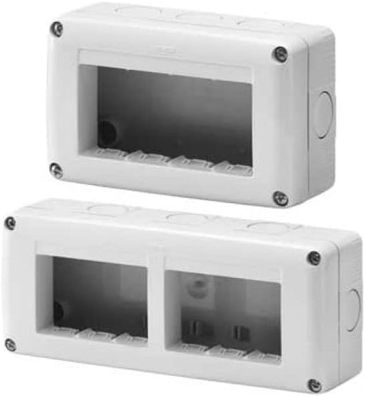 CONTENITORE DA PARETE PER APPARECCHI IP40 'SYSTEM' 3 Posti - GEWISS