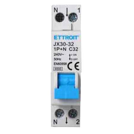 INTERRUTTORE MAGNETOTERMICO COMPATTO ELETTROIT 1P+N C.Nominale 25A - ELETTROIT