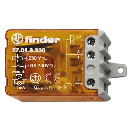 RELE' AD IMPULSI FINDER Mod. 27.25 - Corrente 10A - FINDER