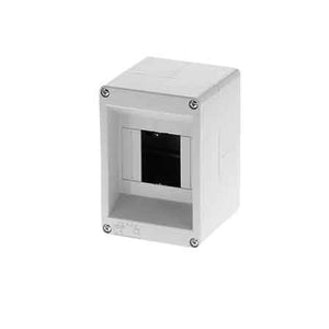 CENTRALINO DA PARETE C/BINARIO DIN 2 Mod. 130x45x85 mm - Grigio