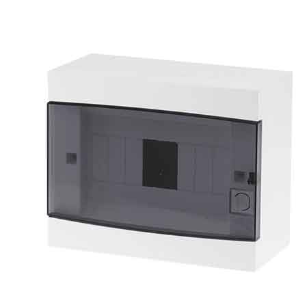 CENTRALINO DA PARETE C/PORTELLO IP40 12 Mod. 310x175x105 - Bianco