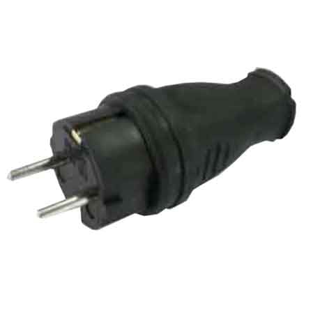 SPINA MOBILE SCHUKO 16A IN GOMMA IDEAL STAR 2P+T - IDEAL STAR