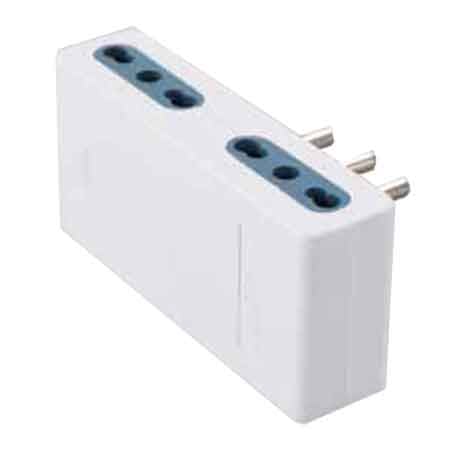ADATTATORE QUADRUPLO 16A IDEAL STAR 2P+T- prese 10/16A 2P+T - IDEAL STAR