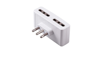 ADATTATORE QUADRUPLO 10A 2P+T presa 10A 2P+T