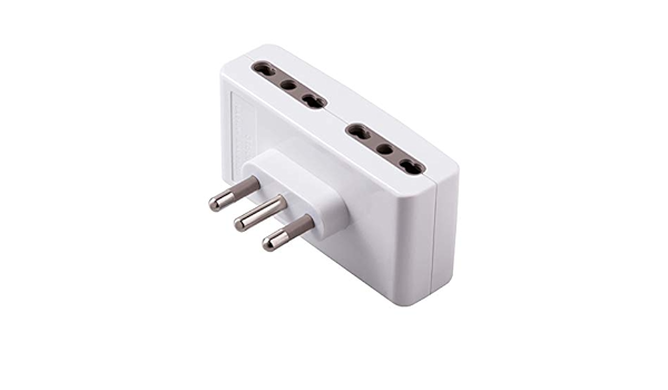 ADATTATORE QUADRUPLO 10A 2P+T presa 10A 2P+T