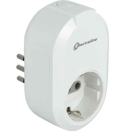ADATTATORE 'SCUKO/BIVALENTE' WI-FI 10A - ELECTRALINE