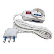 MULTIPRESA CON INTERRUTTORE 3 VIE IDEAL STAR 1+2 posti - IDEAL STAR