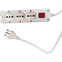 MULTIPRESA COMPATTA CON INTERRUTTORE IDEAL STAR 9 vie (3+6) - IDEAL STAR