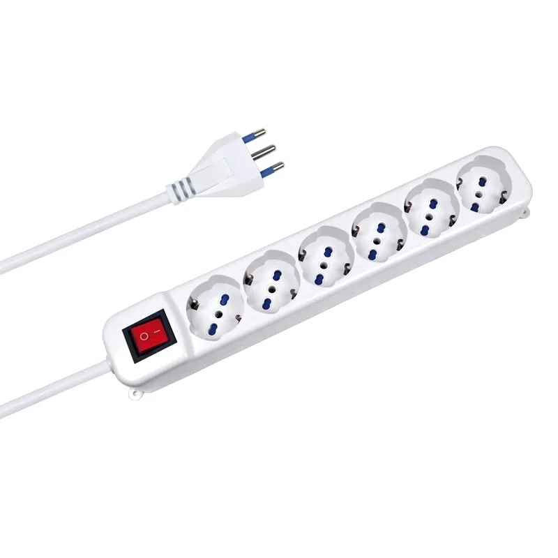 MULTIPRESA COMPATTA CON INTERRUTTORE IDEAL STAR 9 vie (3+6) - IDEAL STAR