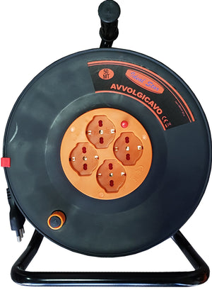 AVVOLGICAVO ELETTRICO IDEAL STAR CON CAVALETTO 50 mt - IDEAL STAR
