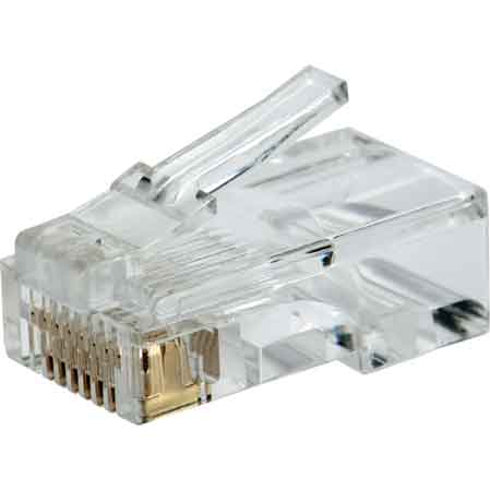 PLUG MODULARI RJ45 BLISTER 10 PZ