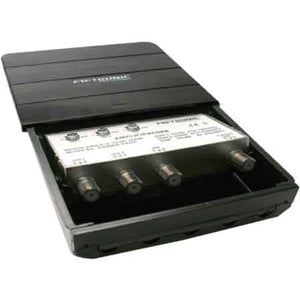 AMPLIFICATORE LTE DA ESTERNO 3 IN (UHF-UHF-VHF) - 2 OUT TV (1=12V)