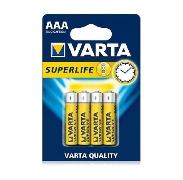 PILE 'SUPERLIFE' MINISTILO Blister 4 pezzi - 12 confezioni- VARTA