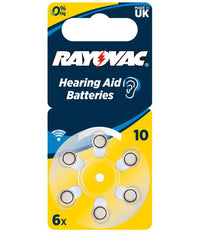 PILA PER ACUSTICA 'RAYOVAC 10' Blister 6 Pezzi - 10 confezioni